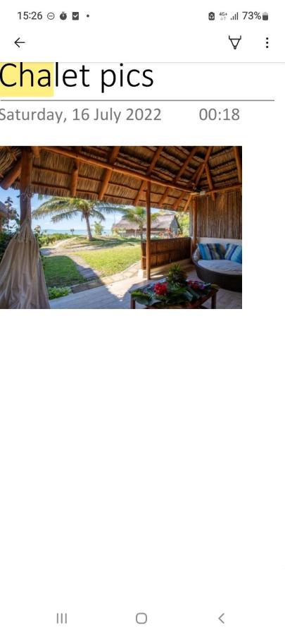 Casa Cabana Beach Vilanculos Exteriör bild